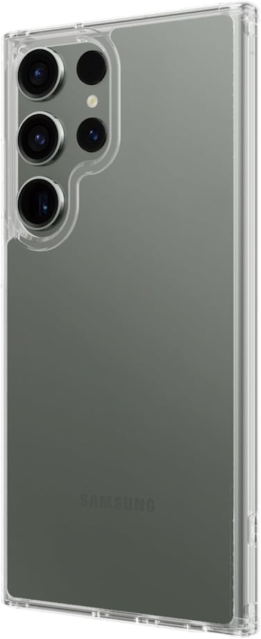 Panzerglass Hardcase With D3O For Samsung Galaxy S24 Ultra, Impact &amp; Drop Protection Back Cover, With Anti-Scratch &amp; Anti-Yellowing Coating, Slim &amp; Lightweight, Wireless Charging Compatible, Clear