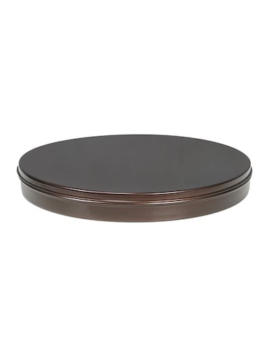 Non Stick Cake Tray With Lid Brown/White 15inch