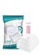 Storage Bags 9 pcs (3 x Jumbo, 3 x Large, 3 x Medium) for Comforters Blankets Clothes Pillows Travel Space Saver Seal Bag Hand Pump Included.