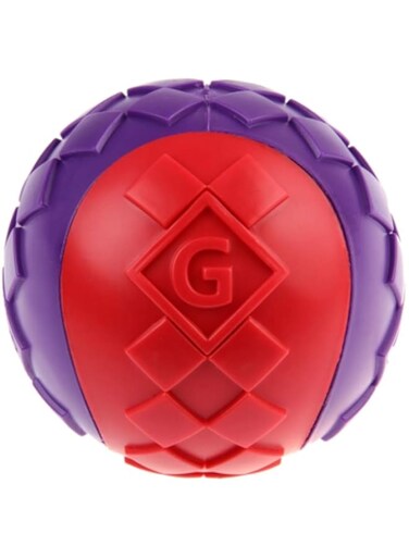 Gigwi Ball Squeaker 1Pc Small 6193, Red/Violet