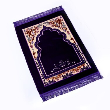 STARGOLD Traditional Turkish Prayer Mat 80x120 cm Large Portable Multicolor Islamic Prayer Rug, Janamaz Sajjadah For Men And Women