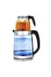 2 in 1 Glass Tea Maker &amp; Kettle &ndash; 2200W, UK Strix Control, German Glass, Stainless Steel Base
