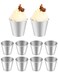 Pcs Pudding Molds Flan Molds for Baking Aluminum Baking Cups Muffin Tin Cupcake Mould Nonstick Souffle Darioles Mould