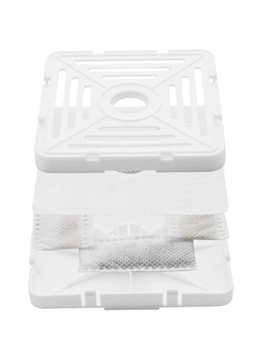 Rness Cat Water Fountain Replacement Filter,Cotton Activated Carbon Replacement Water Fountain Filter for Flower Pet Water Fountain