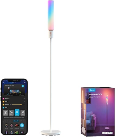 Govee RGBIC WAV Cylinder Floor Lamp-H6078202