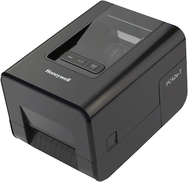 Honeywell PC42E-T Thermal Transfer Barcode Printer, 203 DPI (8 Dots/mm) Print Resolution, 100mm/s (4.0 IPS) Print Speed, 128MB RAM, 128MB Flash, USB, Ethernet, Black   PC42E-TB02200