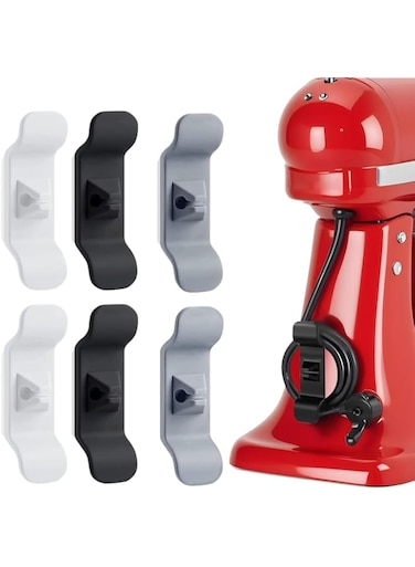 Duomama Kitchen Appliance Cord Organizer Stick On - Tidy Up Your Kitchen, Say Goodbye to Tangled Cords! Kitchen Gadget Gift for New Homeowners, Apartment Dwellers, Moms, and Wives.