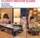 Powerplay 20 Inch 3 In 1 Games Table &ndash; Mini Football Hockey and Table Tennis Multi Game Set Suitable for Ages 5+