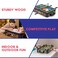 Powerplay 20 Inch 3 In 1 Games Table &ndash; Mini Football Hockey and Table Tennis Multi Game Set Suitable for Ages 5+