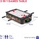 Powerplay 20 Inch 3 In 1 Games Table &ndash; Mini Football Hockey and Table Tennis Multi Game Set Suitable for Ages 5+