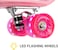 ZIGGY 22" LED Light-Up Skateboard for Kids  Mini Cruiser for Girls &amp; Boys with PU Lighted Wheels, ABEC-5 Bearings &amp; Aluminum Trucks &ndash; Pink