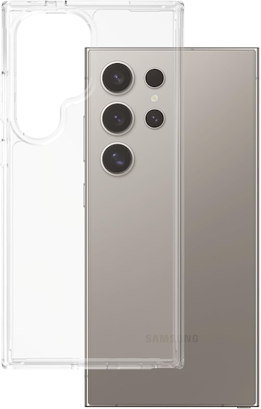 Panzerglass Care Flagship Urban Combat Case With Clear Frame For Samsung Galaxy S25 Ultra, Slim &amp; Strong, Anti-Yellowing Guarantee, Enhanced Camera Protection, Recycled Plastic, Clear