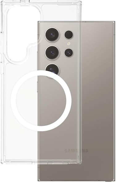 Panzerglass Care Flagship Urban Combat Case, Qi Compatible For Samsung Galaxy S25 Ultra, Slim &amp; Strong, Anti-Yellowing, Enhanced Camera Protection, Recycled Plastic, Clear