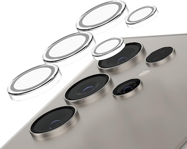 Panzerglass Safe Hoops Camera Lens Protector For Samsung Galaxy S25 Ultra, Scratch &amp; Shock-Resistant, Slim Profile, Easy Applicator, Enhanced Drops, Bumps &amp; Scratches Protection, Transparent