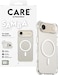 PanzerGlass iPhone 17 Air Magsafe Case Samba, 8-Ft Drop Protection Cover, Anti-Yellowing, Slim Profile, Raised Camera Bezel, Magsafe Compatible - Transparent