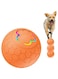 Interactive Dog Ball, 2.2" Sturdy Interactive Toy for Puppy, Small, and Medium Dogs, Active Rolling Ball for Dogs, USB Rechargeable, Smart Tennis Pets Chew Toys, Keeps Pets Entertained and Healthy