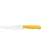 Professional 10 Inches Meat Knife with Stainless Steel Blade and Yellow Polypropylene Handle with Antimicrobial Protection
