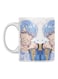 Bts Anime Printed Mug White/Blue/Beige 350ml