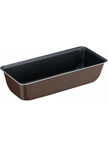 TEFAL Baking Mold   Perfect Bake Rectangular 26 cm Cake Mold Loaf Pan  Brown   Aluminium   2 Years Warranty   J1607202