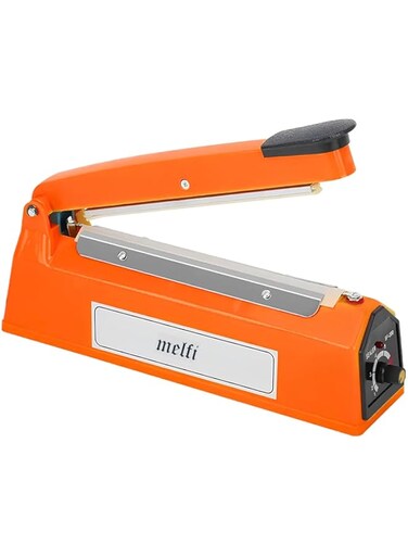 Melfi Electric Impulse Heat Sealer, Bag Sealing Machine with Extra Replaceable Element &amp; Grip   Ideal for Food Storage Packaging, and Sealing PE/PP Bags 220-240V 650W (16 INCH)
