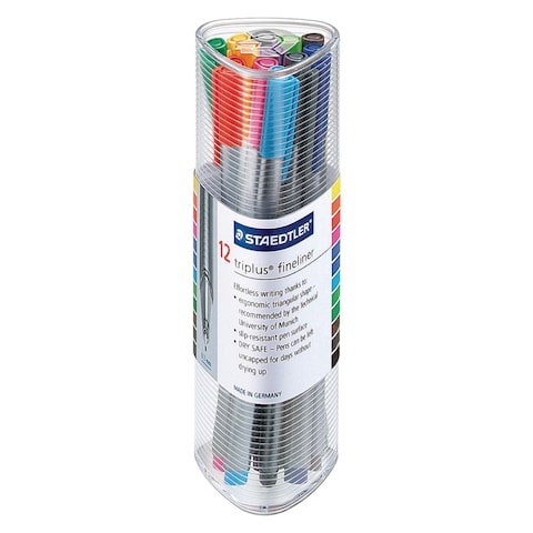 Staedtler Triplus Fineliner Pen Tub 12 PCS