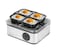 2-in1 Egg Boiler and Poacher 500-Watt (Black), Boil 8 eggs, Poach 4 eggs, Easy to clean  3 Boiling Modes, Stainless Steel Body and Heating Plate, Automatic Turn-Off