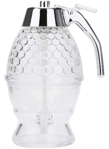 Squeeze Bottle Honey Jar Container Bee Drip Dispenser Kettle Storage Pot Stand Holder Juice Syrup Cup Kitchen Accessories