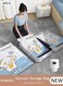 4 PCS Home Vacuum Storage Bag with Electric Pump, Reusable Travel Vacuum Sealer Bags, Compression Airtight Sealer Bags with Seal Special-Grip Clip, Space Saver Compression Bags for Clothes, Mattress, Blanket, Duvets, Pillows, Comforters, Quilt
