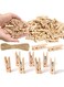 SETNDTS Mini Clothes pins for Photos (Natural Color)