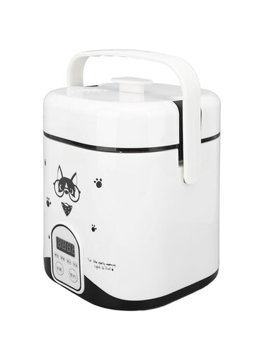 1.2L Mini Rice Cooker, 24H Electric Food , With , 12V Car Travel Rice Cooker Rice Cooking Steaming Pot Electric Lunch Box, Keep Warm, For 1 to 2 People