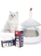 KASTWAVE 2 Pcs 20 Count Large Cat Litter Box Liners, Liners Non-Stick Smooth Quick Cleaning Waste Bags With Drawstring Large Durable Poop Bag Litter Box Bags for Cat Poop, Cat Waste Litter Box Tray