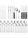 Funito 24-Piece Silverware Set for 4, Stainless Steel Flatware Cutlery Set, Kitchen Utensils Set, Tableware Set For Home Kitchen Restaurant Hotel, Includes Knives Forks Spoons, Dishwasher Safe