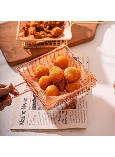Steel Fry Basket High Quality Cooking Basket for Fried Food French Fries Storage Frying Tool