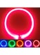 PetSol LED Dog Collar in Red - Rechargeable USB Safety Collar with Flashing Light for Dogs, Cats and Puppies - Small, Medium and Large - Fashion Glow in the Dark Design