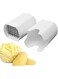 French Fry Cutter Natural Cut Rapid Slicer Vegetable Dicer Potato Tool Food Dicer Veggie Dicer Chopper Veg Chopper White