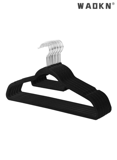 20-Pack Beige Non-Slip Velvet Hangers 42cm With 360 Degree Rotatable Hook - Durable &amp; Slim - Non Slip Hangers for Coat Hangers - Pant Hangers