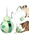 Generic Interactive Cat Exercise Toy for Indoor Adult Pets, Teaser Wand, Cat Toys, Ladybug Pattern, Green