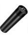 Stainless Steel Thermos, Water Bottle with Smart Temperature Display, Double Wall Insulated Coffee Thermos, BPA-Free, No Smell and Perspiration (Black)
