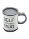 Self Stirring Mug Silver/Grey 0.4Liters