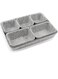 Desk Drawer Organiser Trays, 8 Pack Square Organizer Box Stackable Dividers, Save Desk Space Dividers Box for Home Office Cosmetics Storage Boxes (Gray)