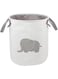 Maanys Laundry Basket, Toys Storage Organizer 38 * 36CM Foldable Fabric Household Storage Bin (Elephant)