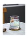 Household Electroplated Spiral Glass Clear 8x9.6cm
