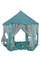 Durable hexagonal castle tent for kids&mdash;portable, easy to set up, for indoor &amp; outdoor play fun