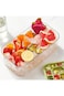 Double-layer 64-grid ice tray with press-to-release design and included ice shovel for convenience
