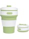 Folding Coffee Cup BPA Free Portable Travel Mug, Collapsible Silicon Cup For Outdoor Sport Gym Camping