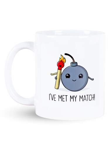 the Love I Have Met My Match - Drinking Mug