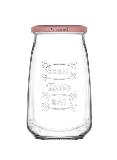 Tasty Jar With Metal Cover, 1000 Ml, Airtight, Leakproof