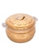 Stainless Steel New Diamond Hotpot 3.5 Liters Gold Colour