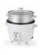 Geepas 0.6L Rice Cooker with Steamer   350W   Non-Stick Inner Pot, Automatic Cooking, Easy Cleaning, High-Temperature Protection - Make Rice &amp; Steam Healthy Food &amp; Vegetables - 2 Years Warranty