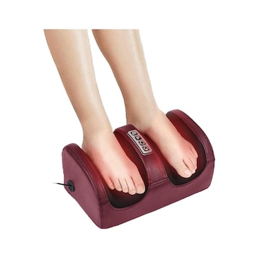 Mini Electric Foot, Legs and Calf Massager Machine &ndash; Deep Heat and Kneading Therapy for Pai